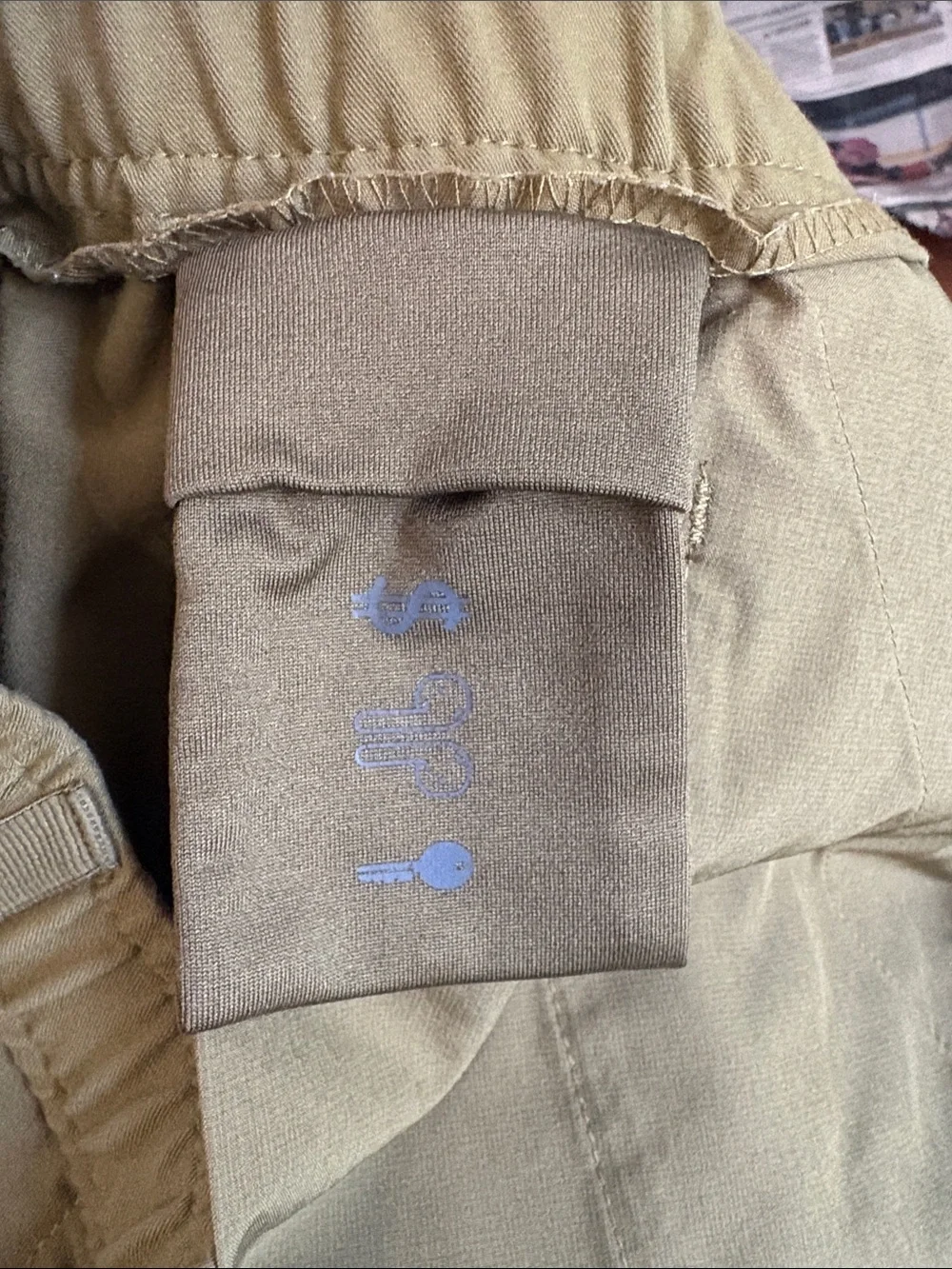 Figs Olive Jogger Scrub Pants with Black Drawstring Size Medium